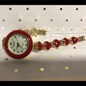 Heart bracelet watch